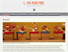 Tablet Screenshot of lakademie.com